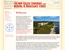 Tablet Screenshot of newcollegeconference.org